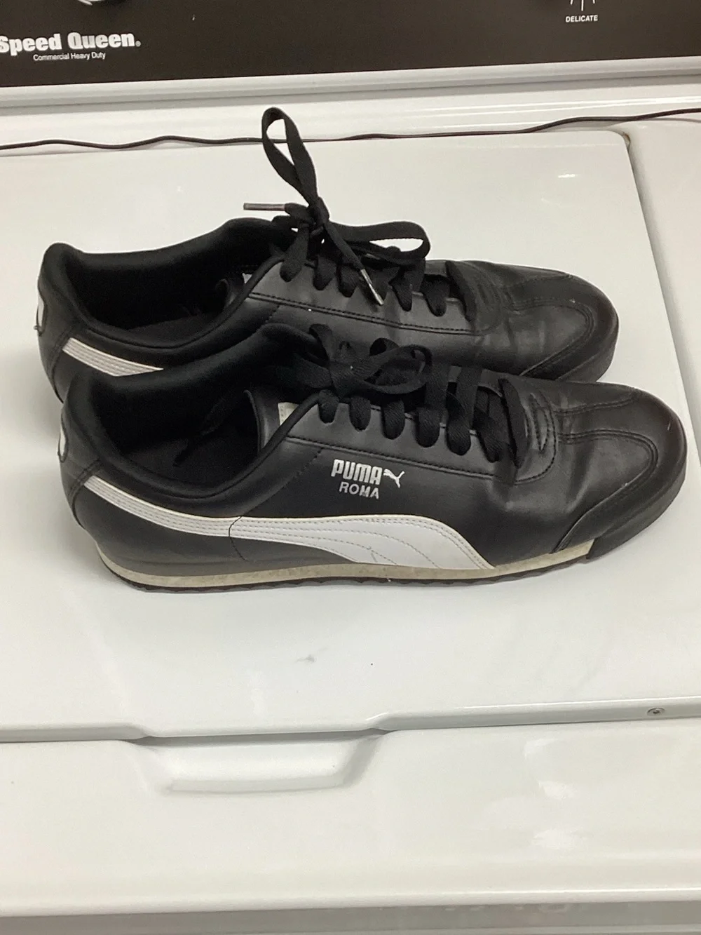 Puma Men’s Black Low-Profile Lace-Up Sneakers